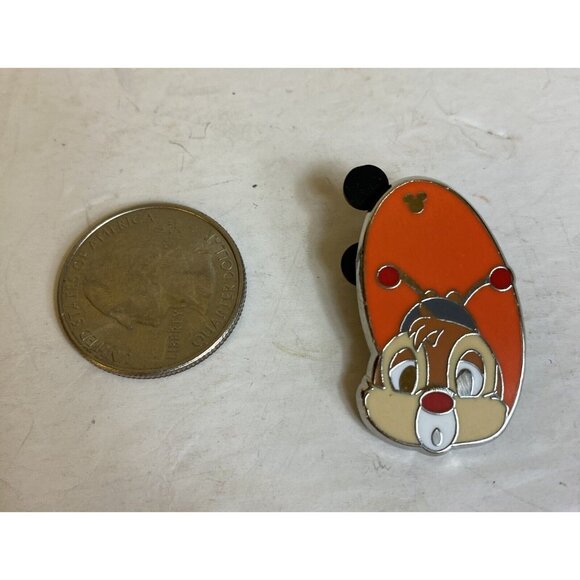 Disney Trading Pin Dale Chipmunk Baseball Cap Hidden Mickey - Picture 4 of 6
